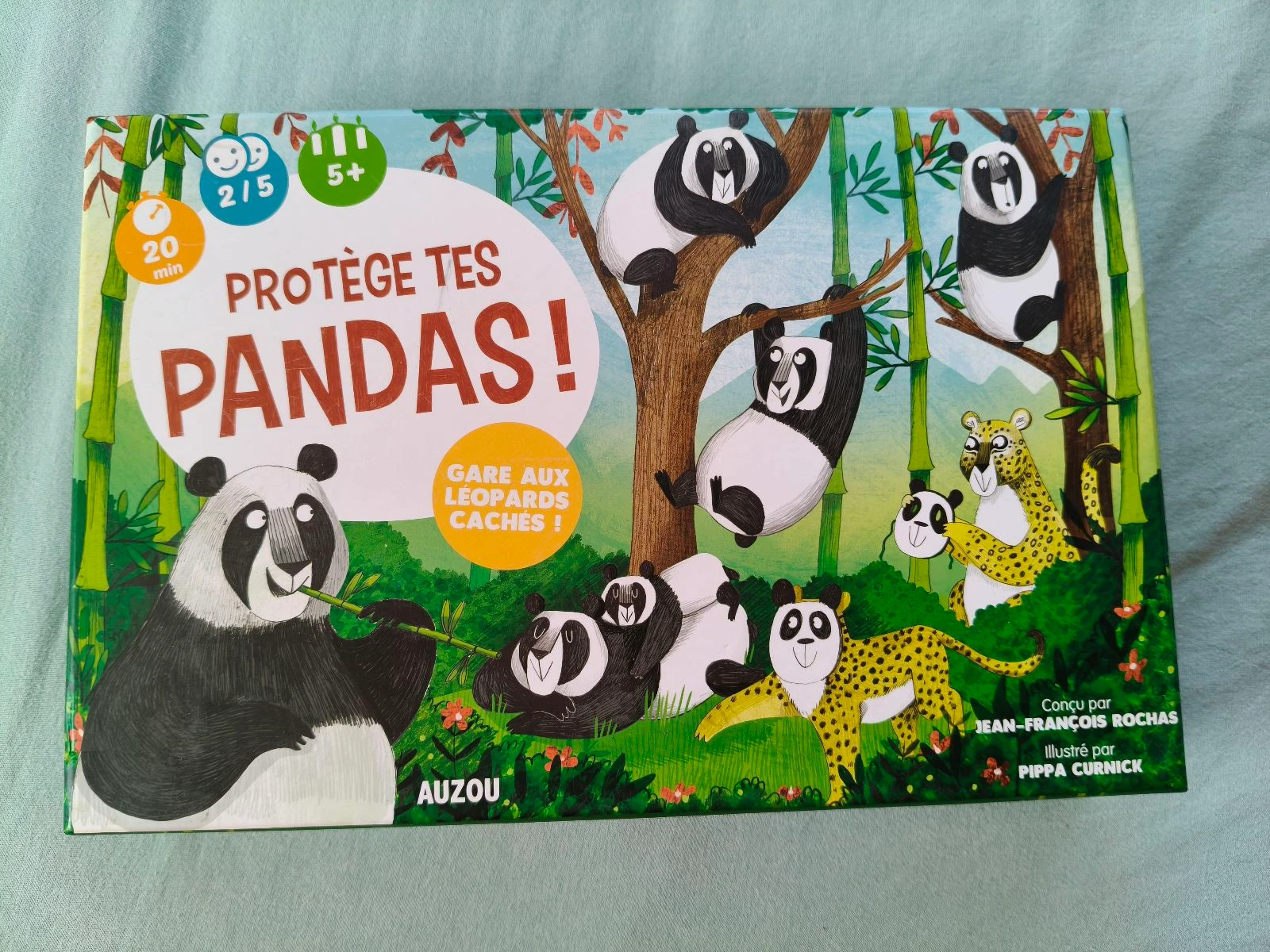 Jeu de société Protége tes pandas de Auzou 5 ans +